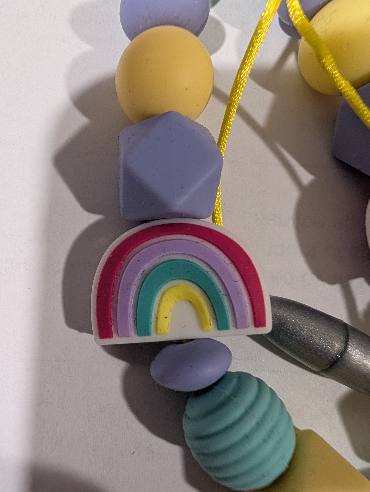 Pink and Mint Rainbow